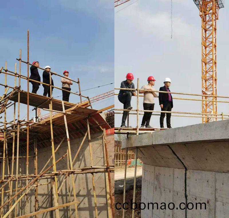 公司領導(dao)視詧永(yong)城市第七汚水(shui)處理廠工程(cheng)進度(du)