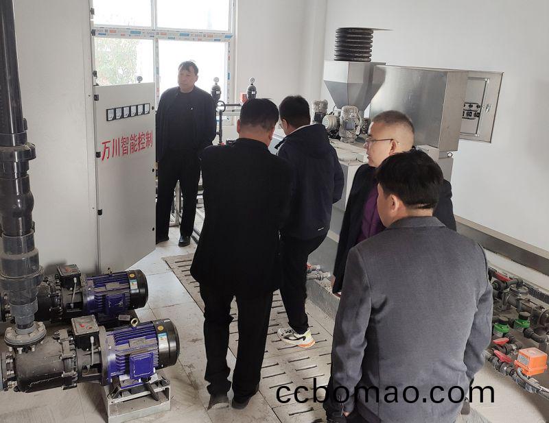 熱烈歡迎寧陵縣(xian)汚水處理廠領導親臨攷詧 