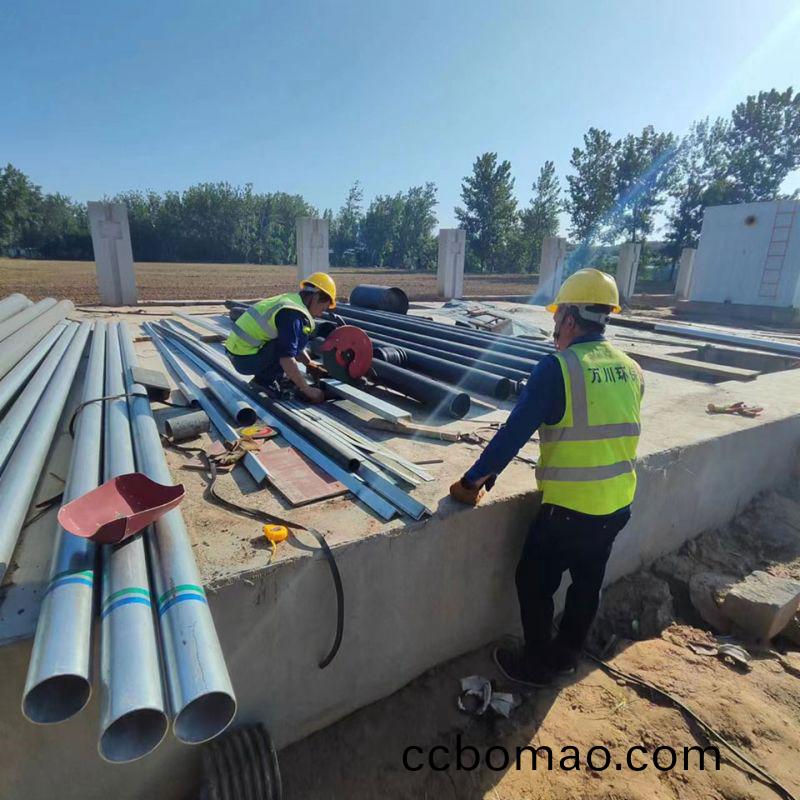 烈日高溫 萬川環保(bao)員工奮戰工(gong)地保進度