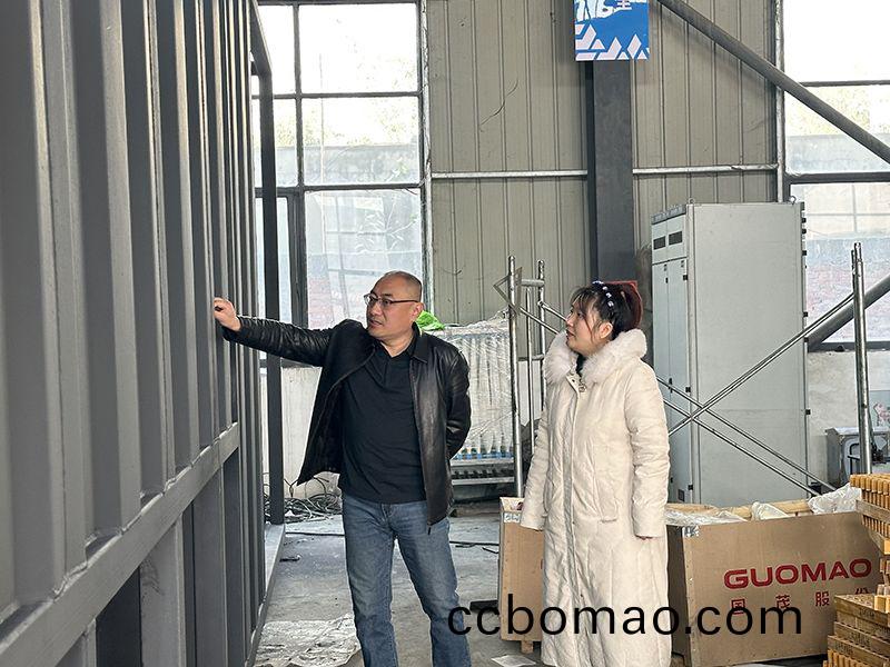 熱烈歡迎(ying)青島港(gang)項目(mu)荊總蒞臨我司視詧工(gong)作